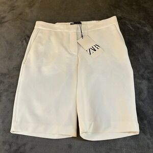 Zara Cream Women's Bermuda Shorts